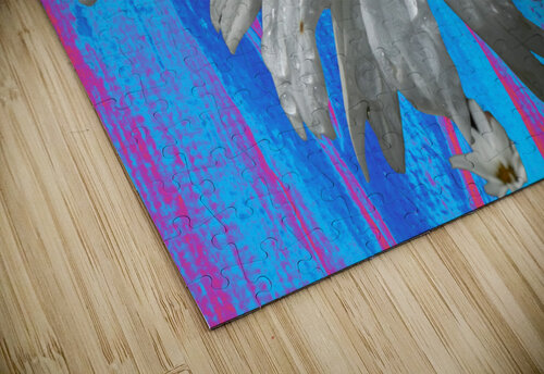  White Daises on Abstract Coloured Heatwave Background Catriona Roberts Nature Photography and Designs puzzle