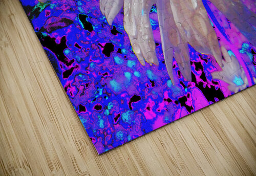 Coloured Daisy Flower with an Abstract Background Catriona Roberts Nature Photography and Designs puzzle