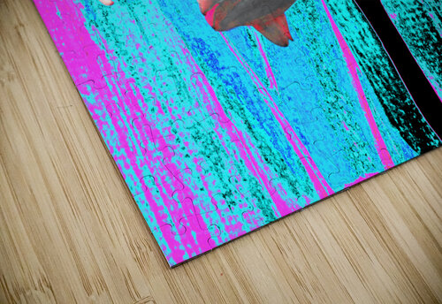 Poster Echinacea Flower  on a Colourful Background Catriona Roberts Nature Photography and Designs puzzle