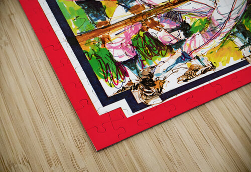 1975 Atlanta Braves Throwback Art Row One Brand puzzle
