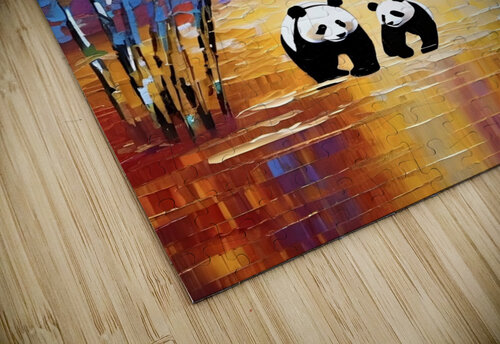 Mother And Child In Bamboo Forest Magikheart puzzle