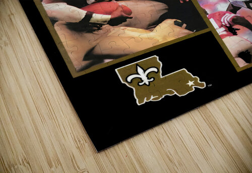 1987 New Orleans Saints Throwback Art Row One Brand puzzle