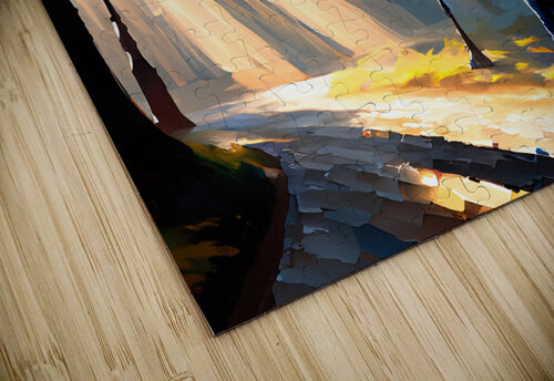 Backlit path - GIA-2309-1048-OIL-1 JordiCarrio puzzle
