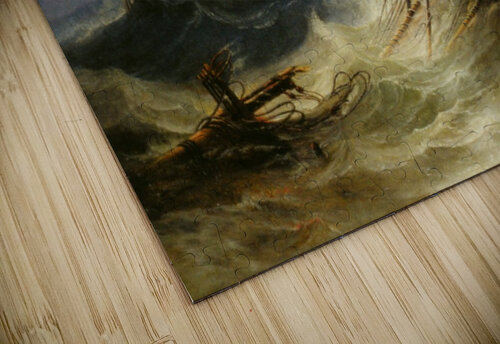 A stormy day on the sea and the lighthouse John Wilson Carmichael puzzle