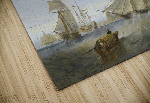 Lots of boats by the sea John Wilson Carmichael puzzle