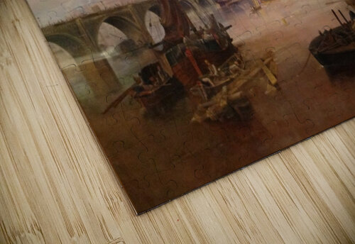 The Mayors Barge on The Tyne John Wilson Carmichael puzzle