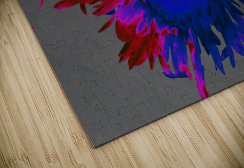 Darker Distressed Neon Heatwave Chrysanthemum Catriona Roberts Nature Photography and Designs puzzle