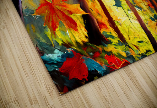Colorful Fall Leaves in the Forest - 4 Thea Menagh puzzle