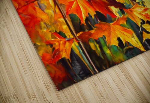 Colorful Fall Leaves in the Forest - 5 Thea Menagh puzzle