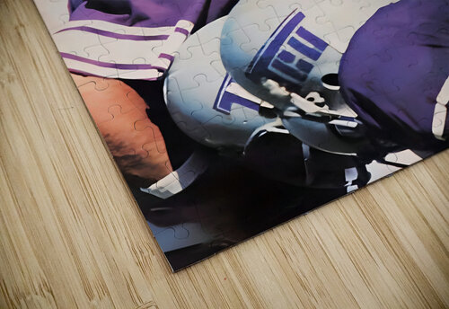 TCU Throwback 70s Football Art Row One Brand puzzle