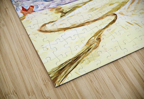 Monet Oil Painting Weeping Willow dig watercolor. Monet by ArteFinoArt puzzle
