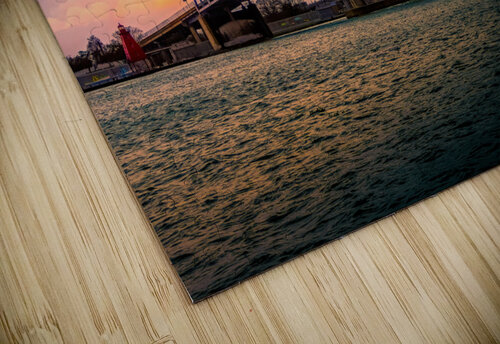 Morgan City Louisiana Bridge Sunset Norma Brandsberg Photography puzzle