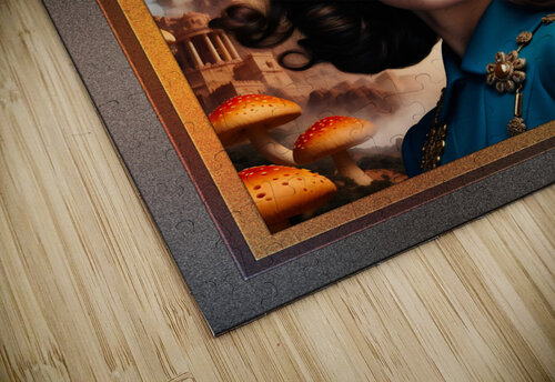 Atomic Mushrooms BARBENHEIMER Retro Fusion Captivating Portrait Art AI Concept Creation by Xzendor7 xzendor7 puzzle