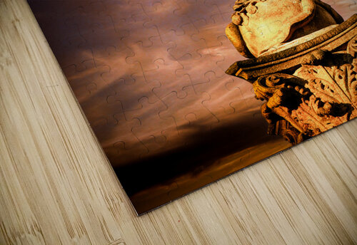 Czech Cesky Krumlov Square Statue Norma Brandsberg Photography puzzle