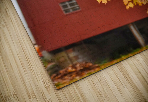08 Rainy Day Barn in Autumn Kevin Savage puzzle