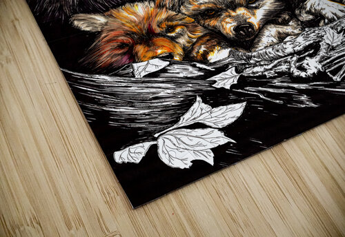 Wolf and cubs Kris Curran puzzle