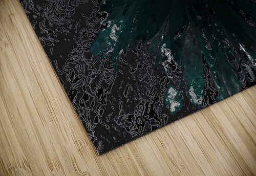 Distressed Dark Daisy with Dark Centre on Dark Abstract Background Catriona Roberts Nature Photography and Designs puzzle