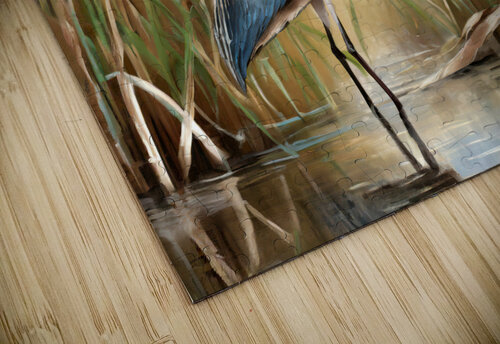 Heron in His Happy Place Thea Menagh puzzle