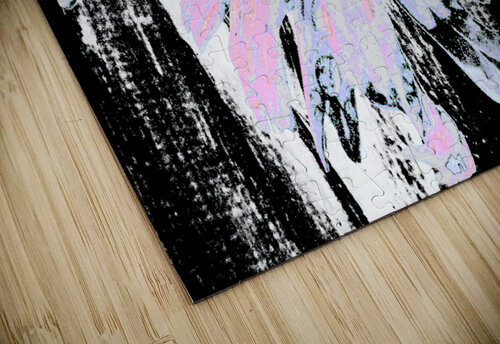  Abstract Pink Daisy Flower on an Abstract Black and White Background   Catriona Roberts Nature Photography and Designs puzzle