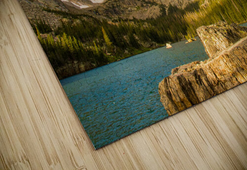 Cathedral Wall And Taylor Peak Prairie Wind Imagery puzzle