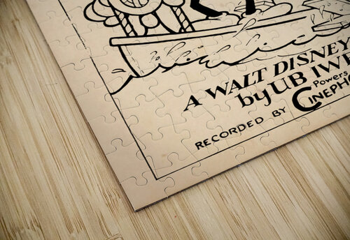 1928 Mickey Mouse Steamboat Willie Movie Poster Row One Brand puzzle