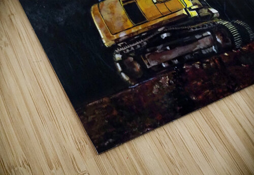 Excavator By Night H20colorartist puzzle