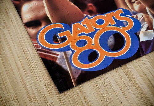 1980 Florida Gators Football Row One Brand puzzle