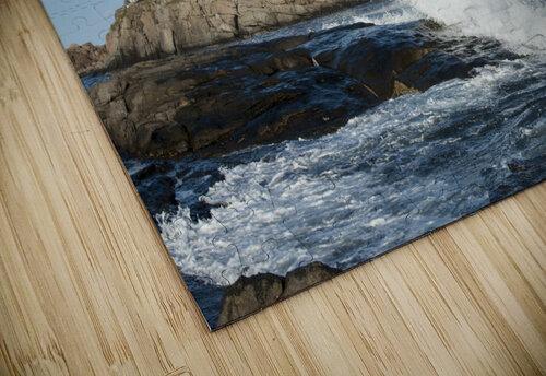 Wave Matches Cloud Formation by Nubble Cape Neddick Lighthouse in Maine Allan Wood puzzle