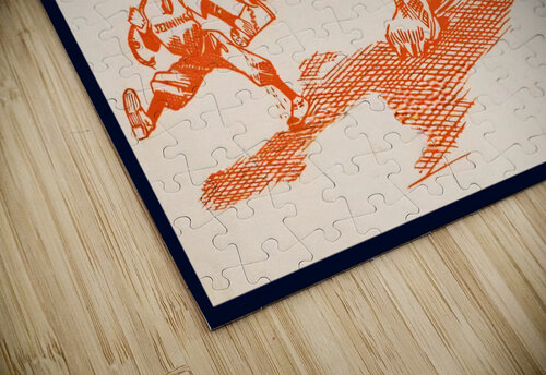Early 1900s Detroit Tiger Being Led by Manager Jennings Row One Brand puzzle