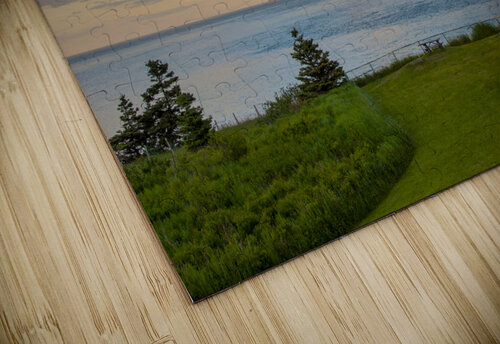 Sunset by West Quoddy Head Lighthouse in Down East Maine Allan Wood puzzle