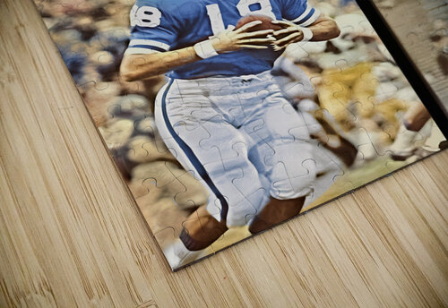 1967 North Carolina Football Art Remix Row One Brand puzzle