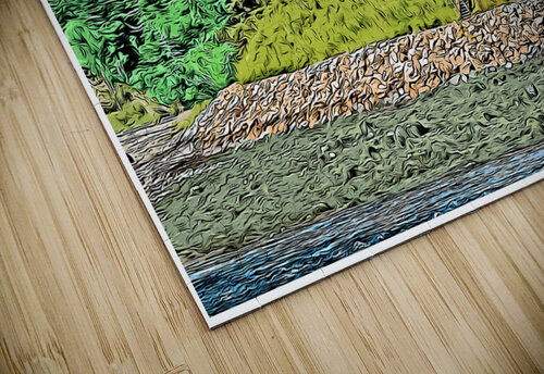 Mulholland Lighthouse on Campobello Island in Canada - Illus. Allan Wood puzzle
