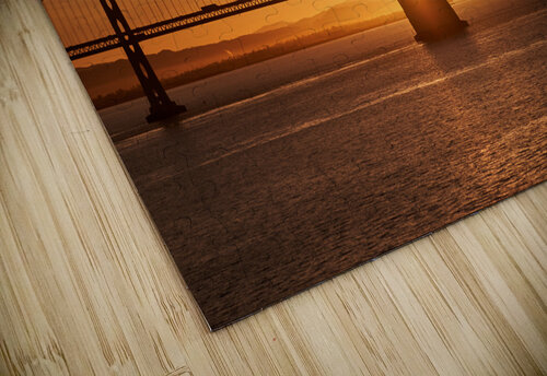 Golden Hour Bay Bridge Sunrise Ryan Cameron puzzle