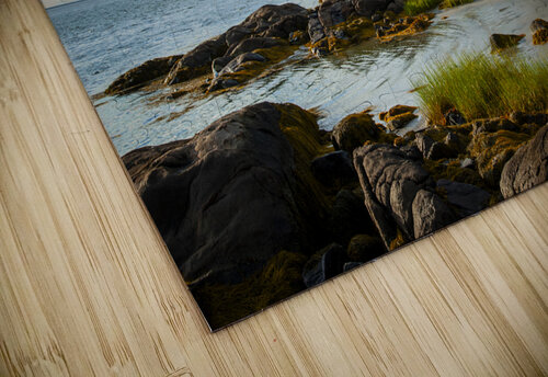 Sun Setting by Annisquam Harbor Light on Northern Shore of Massachusetts Allan Wood puzzle