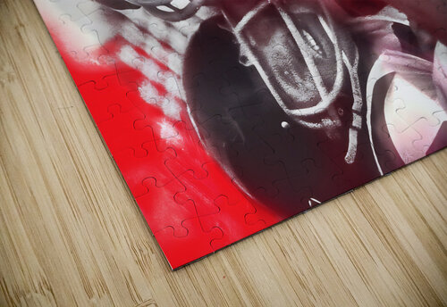 wisconsin football art remix  Row One Brand puzzle