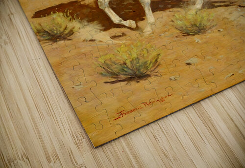 frederic remington the scout old west art Row One Brand puzzle