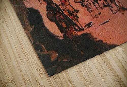Soldados en retirada Jose Moreno Carbonero puzzle