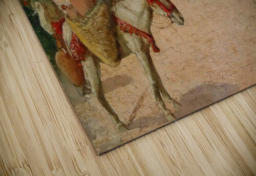 Aguadores en las afueras Jose Moreno Carbonero puzzle