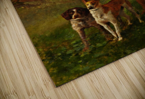 Montero con perros Jose Moreno Carbonero puzzle