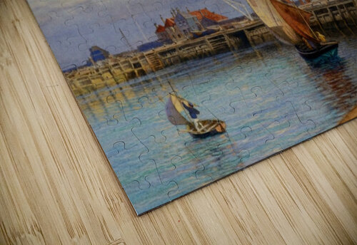 Entrance to Yarmouth Harbour John Brett puzzle