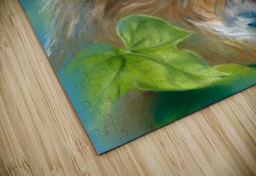 Red Squirrel with Green Leaves MM Anderson puzzle
