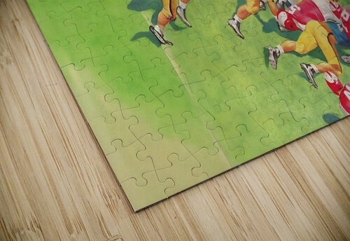 Football Line of Scrimmage Art Row One Brand puzzle
