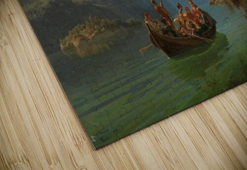 Brudeferd i Hardanger fra 1848 Adolph Tidemand puzzle