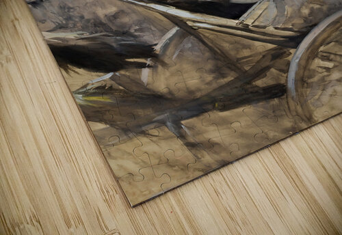 1910 couple on stagecoach george hand wright Row One Brand puzzle