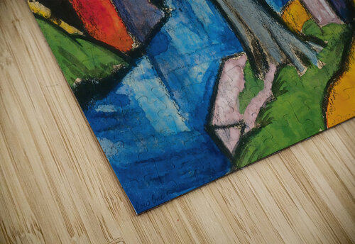 mystic tree 1919 oscar bluemner Row One Brand puzzle