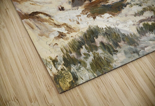 daubigny the dunes at camiers 1871 Row One Brand puzzle