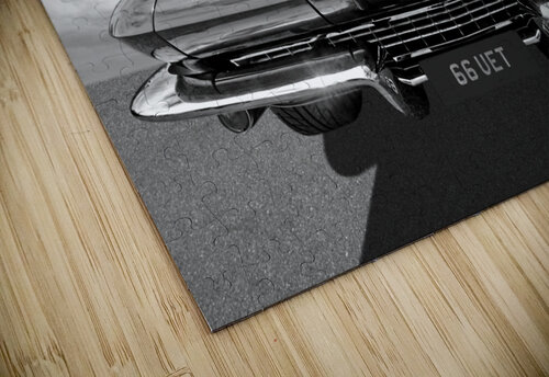 66 Vette Stingray in Black and White Gill Billington puzzle