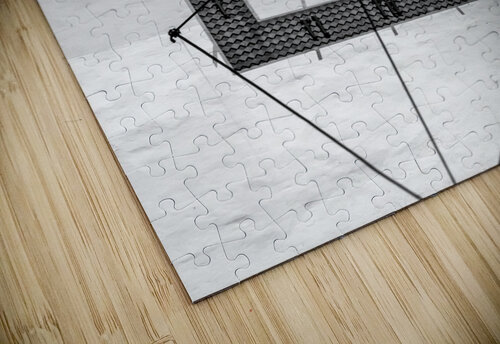 Frankfurt am Main Sundial in Black and White Norma Brandsberg Photography puzzle