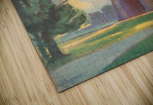early 1900s university of missouri campus art Row One Brand puzzle
