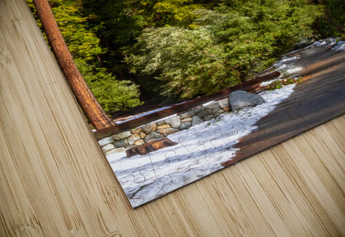 Yosemite Upper and Lower Waterfalls Norma Brandsberg Photography puzzle